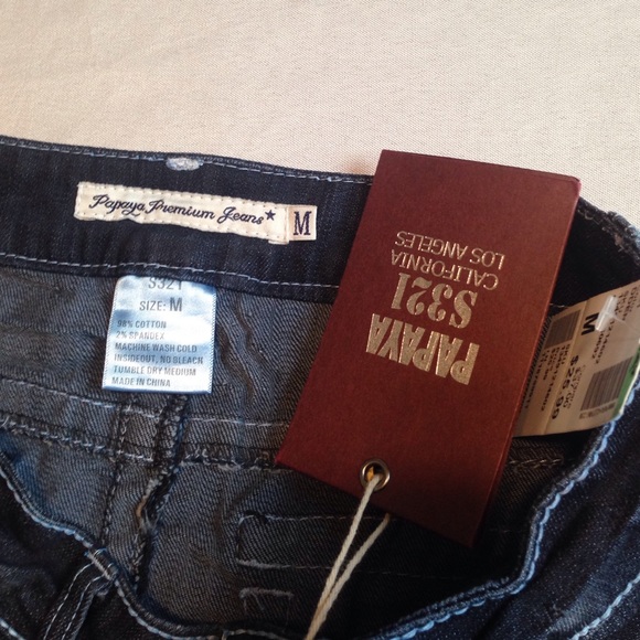 PAPAYA PREMIUM JEANS SKIRT NEW WITH TAGS EXCELLENT - Picture 3 of 4